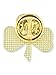 PinMart St. Patrick's Day Lapel Pin – Green Shamrock Lapel Jewelry for Women and Men – Irish Culture Celebration Pin –Gold Plated Enamel Brooch with Standard Clutch Back – 1 Piece