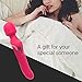 Radiant Lotus - Nelu Wand Massager | Waterproof | USB Rechargeable | Powerful Multi Speed | Handheld Personal Massager
