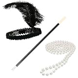 Skeleteen 1920's Flapper Accessory Set - Roaring 20's Costume Accessories - 1 Set