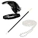 Skeleteen 1920's Flapper Accessory Set - Roaring 20's Costume Accessories - 1 Set