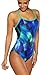 ALove Women Sport Swimsuits One Piece Athletic Swimwear Lap Swimming Suit XL Green