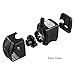 Mini AC submersible pump mini fish tank water heat exchanger mini fountain pump 80-160 GPH (600-1000L / H, 10W) submersible pump, ultra quiet pump, 4.1 foot high lift, fountain pump, 4.7 foot power co