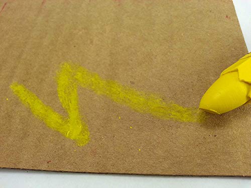 Lumber Marking Crayons 1/2" Thick HEX - YELLOW - Quantity 100 Crayons