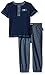 CHEROKEE Toddler Boys' Fashion Tee and Pant Set, Navy, 18M