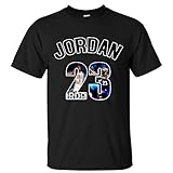 TOTOT Men's Michael Jordan Number 23 NBA American Former NBA Champion T Shirt