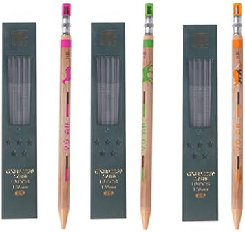 AISme 1Set Mechanical Pencil Refillable Type With Refill Box Simple Click 2.0 mm