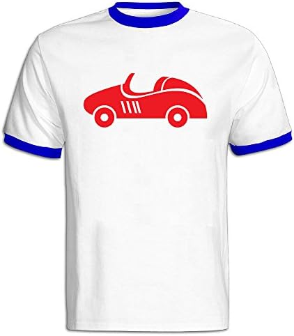 Men's Sports Car Baseball T-shirt RoyalBlue