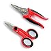 Snips Shear & Wire Cutter for Electrical and Electronics Work by Durevole (Set of Two)