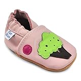 Petit Marin Beautiful Soft Leather Baby Shoes - Crib Shoes with Suede Soles