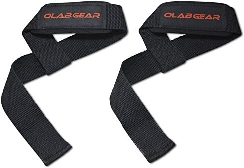 Brand New Lifting Wrist Straps by OLAB GEAR - Cotton Padded- Easy To Adjust And Use- Amazing Results On Your Training Routine- Ideal For Men &amp; Women