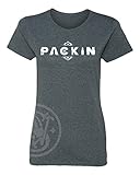 S&W Women's Packin Tee w/ Side Print in Charcoal Heather