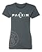 S&W Women's Packin Tee w/ Side Print in Charcoal Heather