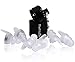 Noise Reduction and Hearing Protection Earplugs - High Fidelity Ear Plugs with 23dB SNR for Musicians Concerts Motorcycles Travel by Planes Shooting Noisy Environment 3 Sizes Fit for Full Age Reusable
