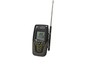 Thermco ACC550DIG NIST Pocket Thermometer with Probe Digital Thermometer, 5" Probe, -50 to 300°C Range, +/- 1.0°C Accuracy
