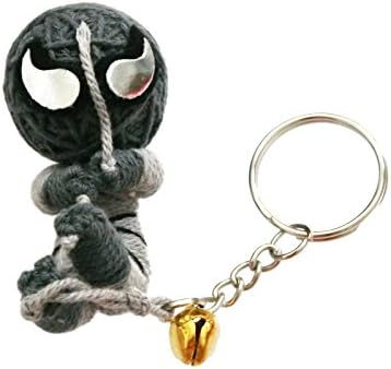 Venom Spiderman Voodoo String Doll Keyring Keychain (#A3)