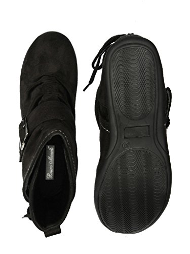 bruno manetti women suede black boots