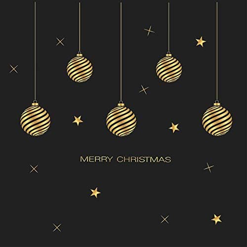 XMYIFOR Christmas Restaurant Mall Decoration Snow Glass Window Removable Stickers B