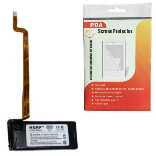 HQRP Battery for Microsoft Zune 30GB / 1089/1090 / 1091 / JS8-00001 / JS8-00002 / JS8-00003 MP3 Player + Tool & Instal Manual +Screen Protector