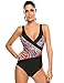 Ekouaer Womens One Piece Swimsuit Tummy Control Monokini Bathing Suit