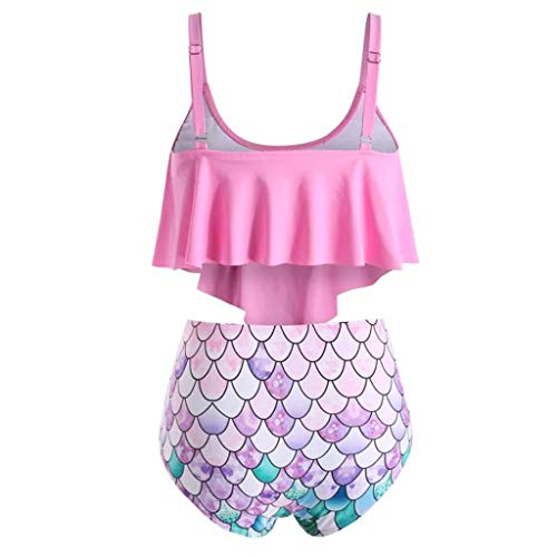 Swimsuits for Women High Waisted,YEZIJIN Women Two Piece Push Up Tankini Sets Plus Size Beachwear Swimsuit Bikini