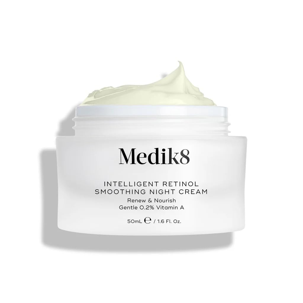 Medik8 Intelligent Retinol Smoothing Night Cream - Renew & Nourish Gentle 0.2% Vitamin A - 50ml