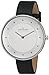 Skagen Women's SKW2232 Gitte Stainless Steel Watch with Black Leather Band