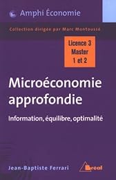 Microéconomie approfondie