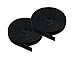 iMBAPrice (Pack of 2) 5 Yard Cable Fastening Tape with .75 inch Hook (Black)