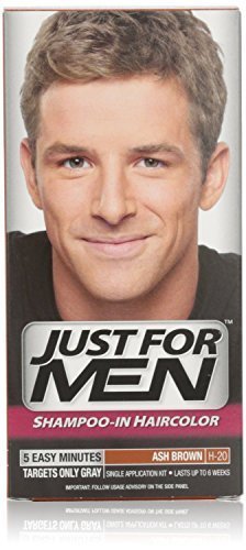 Just For Men Shampoo In Hair Color Ash Brown H 20 1 Application