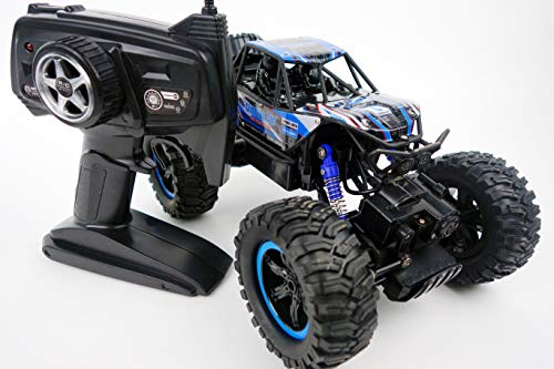 NBD RC Crawler Off-Road Stunt Car 4WD 2.4GHz Rock Crawlers Rally Climbing Car Remote Control Model Off-Road Vehicle Toy Scale 1:14 48cm Bigfoot Car