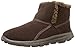 Skechers Women's Go Walk Move-Chugga Imprint Bootie,Chocolate,7.5 M US