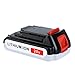 Biswaye 4.0Ah 20V Lithium Battery LBXR20 Compatible with Black and Decker 20V Max Battery LBXR2520 LBXR2020 LB2X3020 LBX20 LB2X4020 & LST522 LHT2220 LST300 20-Volt Max Cordless Power Tools (2-Pack)