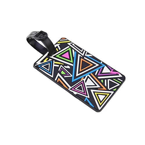 12 Pieces Luggage Tags Assorted Travel Suitcase Labels Business ID Card Holder