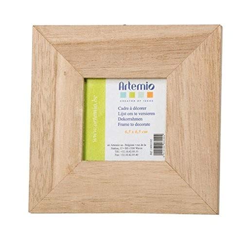 Artemio 14001192 Frame, Wood, Beige, 14.5 x 1 x 14.5 cm