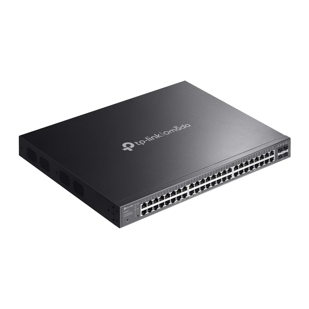 Tp-Link Sg2452Lp Network Switch - Side Profile Showing Ventilation And Build Quality