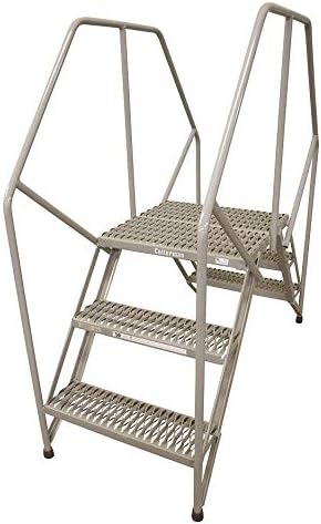 Cotterman Crossover Ladder, Steel, 30" Platform Height, 9" Span, Number of Steps 3 - 3PC24A3B1C1P6