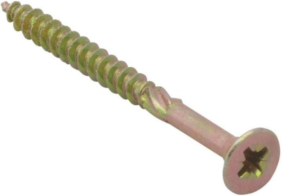 Forgefix Spectre Advanced Multi-Purpose Woodscrews 4.0 x 60mm Zinc Yellow