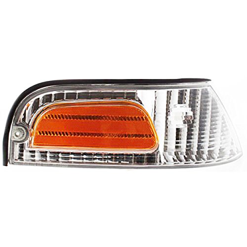 APDTY 2741414 Turn Signal Park Lamp Light Housing Assembly Fits Front Right 1998-2004 Ford Crown Victoria (Replaces F8AZ-13200-AA, F8AZ13200AA)
