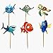 NF Orange 24PC Finding Dory Marlin Nemo Destiny Candy Bar Cupcake Topper For Baby Shower Kids Birthday Party Supplies