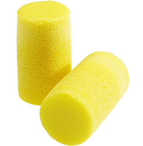 3M Ear Plugs, 200 Pairs/Box, E-A-R Classic Plus 310-1101, Uncorded, Disposable, Foam, NRR 33, For Drilling, Grinding, Machining, Sawing, Sanding, Welding, Slightly Longer Ear Plug, 1 Pair/Pillow Pack