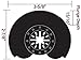 (5 PACK) Segmented Circular Cut Oscillating Multi Tool Saw Blades for Fein Multimaster Bosch Craftsman Dremel Multi-max Ridgid Chicago