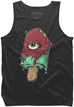 EyeCream Men's X-Large Charcoal Graphic Tank Top - Design By Humans