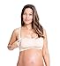 Cake Maternity Cotton Candy Wirefree Nursing Bra for Breastfeeding, Seamless Maternity Sleep Bra, Nude, Small