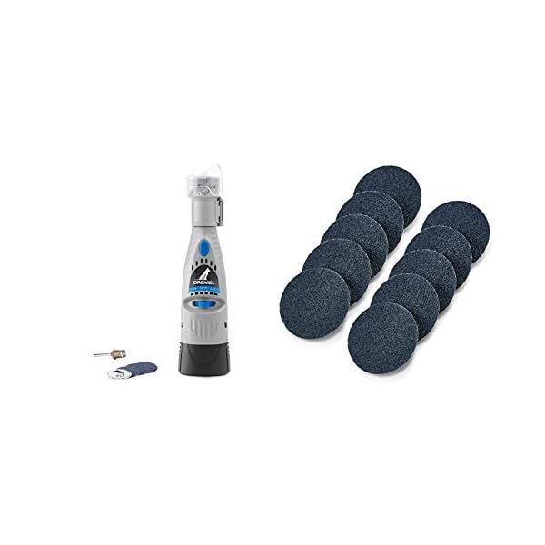 Dremel 7020 PGK Elektrischer Krallenschleifer mit leisem Motor, Nagelknipser Set (mit 14 Zubehören; Variable Drehzahl…