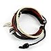 WILD-WIND (TM Christmas Multi Strand Metal Leaf Pendant Zen Style Leather Wrist Wrap Bracelet