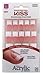 Kiss Salon Acrylic French 28 Count Long Length Pink (Pack of 3)