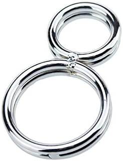 Stainless Steel Enhencer Ring,8 Shaped Design,Testes Weight Bearing Metal Device Delayed Ejaculation