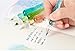 2pcs Glass Dip Pen Handmade Glass Signature Pen Elegant Crystal Dip Sign Gift Pen with Whale Penholder-9 Colors