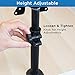 Mount-It! Single VESA Monitor Mount | Vertical Monitor Desk Stand | Telescoping Pole Height Adjustable | Fits 19 20 21 22 23 24 27 29 30 Inch Computer PC Screens | C-Clamp Basethumb 4