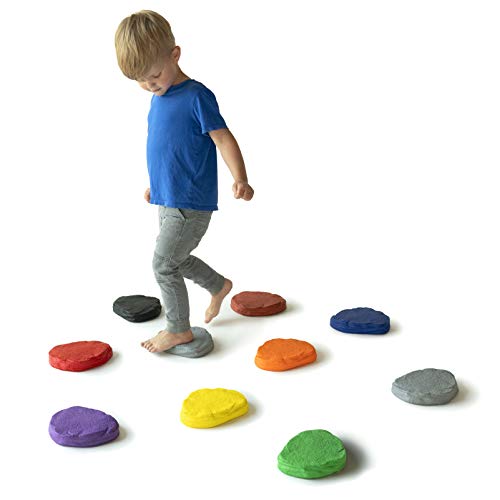 JumpOff Jo RockSteady Foam Stepping Stones Set of 10 Balance Blocks